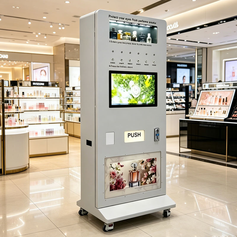 Popcorn Vending Machine - Automat do sprzedaży perfum w sprayu,