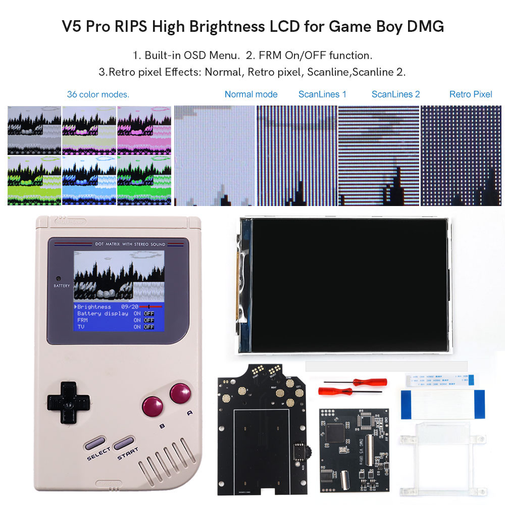 Lcd Screen Arcade - HISPEEDIDO Dla GB Dmg V5 Pro