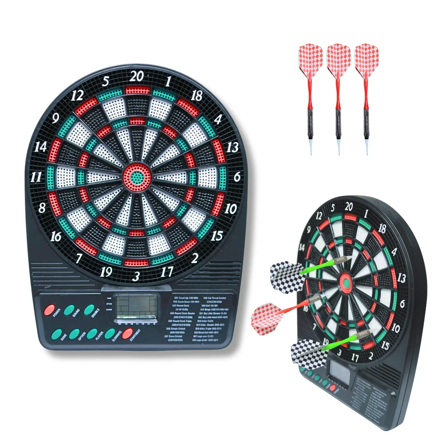 Electronic Dartboard Cabinet - Przenośna Elektroniczna Tarcza do Dartów -