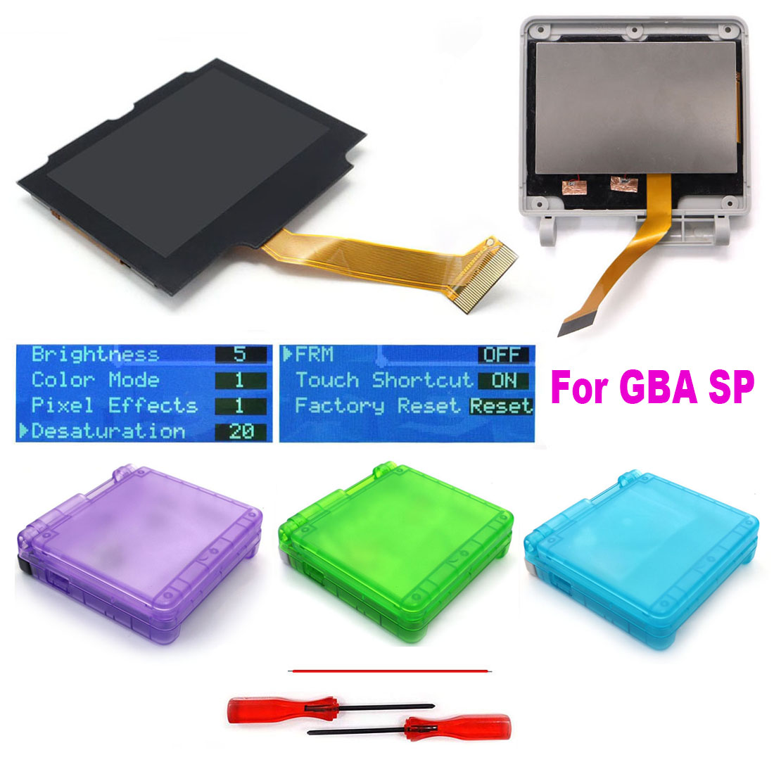 Lcd Screen Arcade - HISPEEDIDO Ekran IPS V5 do GBA