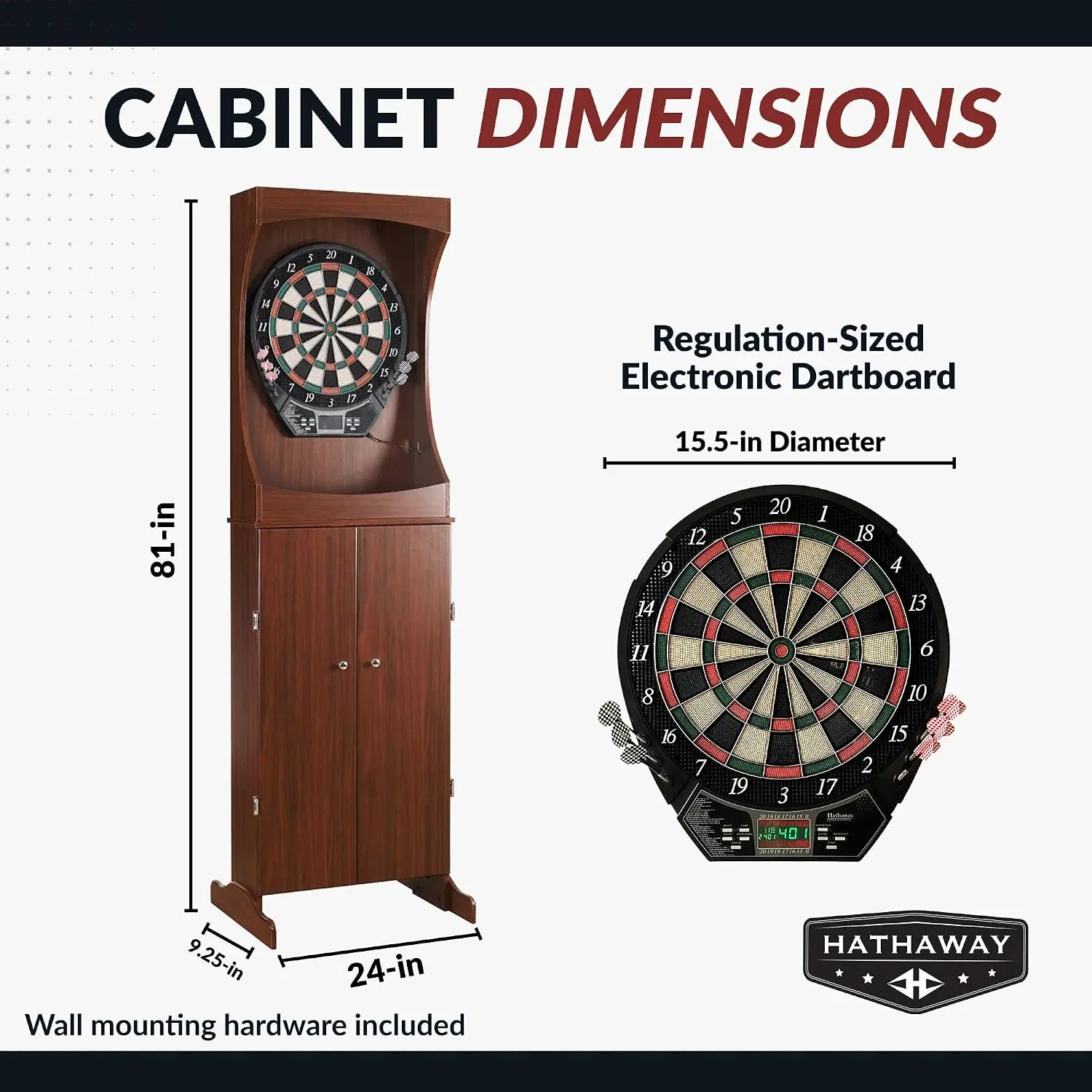 Zestaw elektronicznej tarczy d – Electronic Dartboard Cabinet recenzja i cena