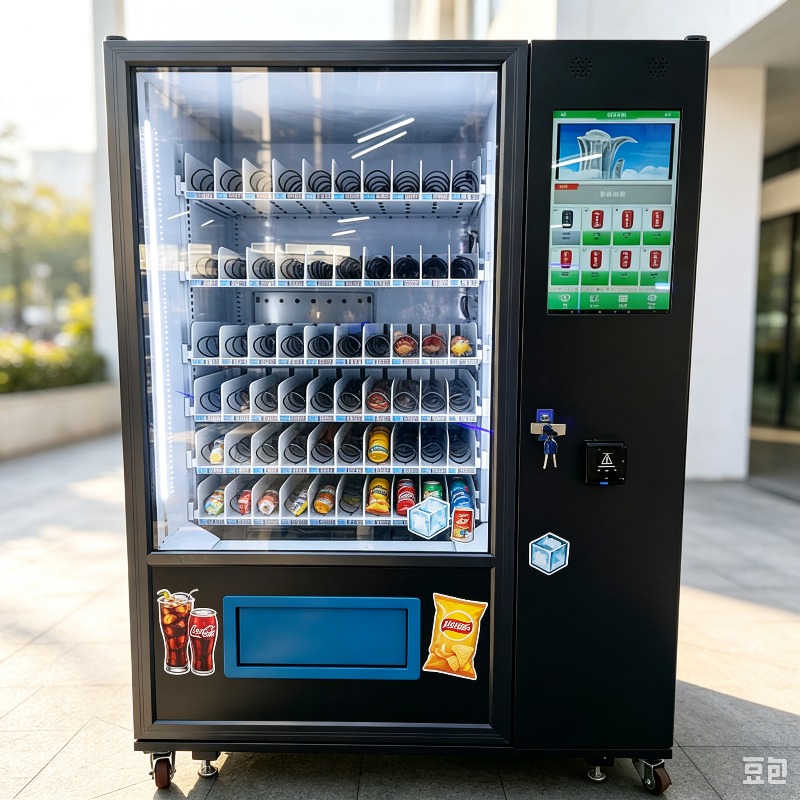 Automat z przekąskami z ekrane – Vending Machine Qr Code recenzja i cena