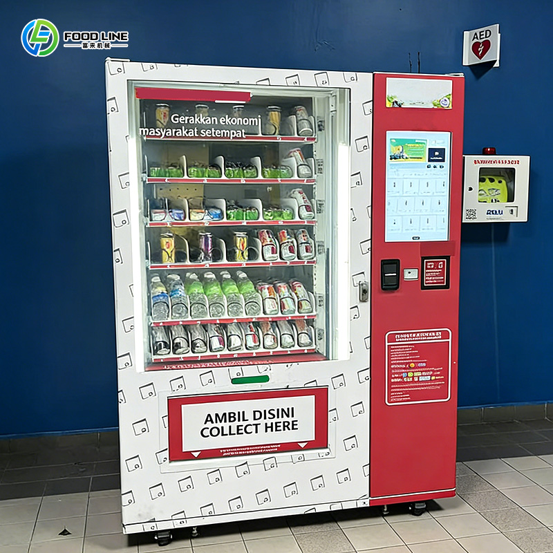 Automat z przekąskami z ekrane – Vending Machine Qr Code recenzja i cena