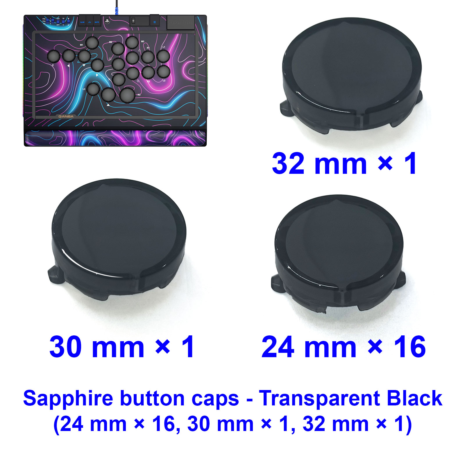 Zestaw nakładek na przyciski Q – Joystick Arcade Parts recenzja i cena