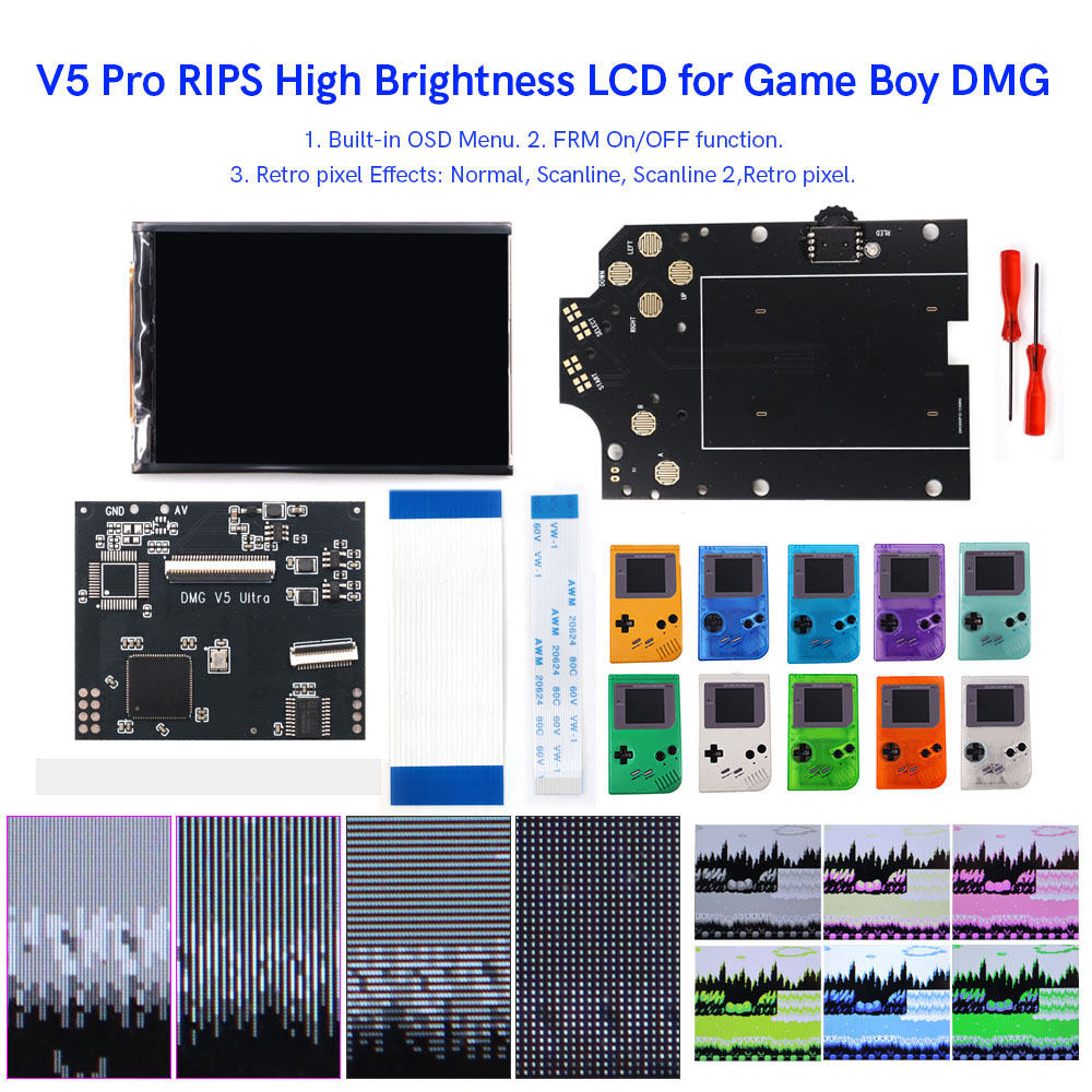 HISPEEDIDO Dla GB Dmg V5 Pro 3 – Lcd Screen Arcade recenzja i cena