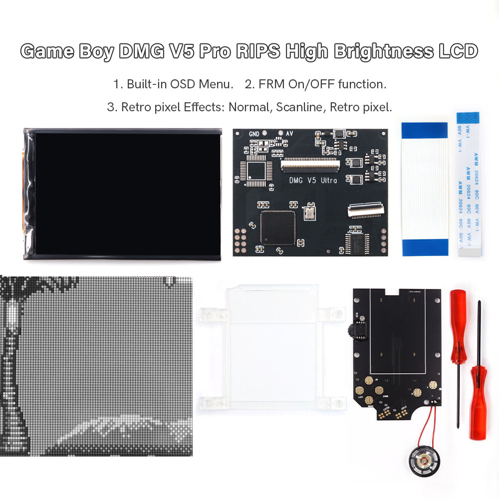 HISPEEDIDO Dla GB Dmg V5 Pro 3 – Lcd Screen Arcade recenzja i cena