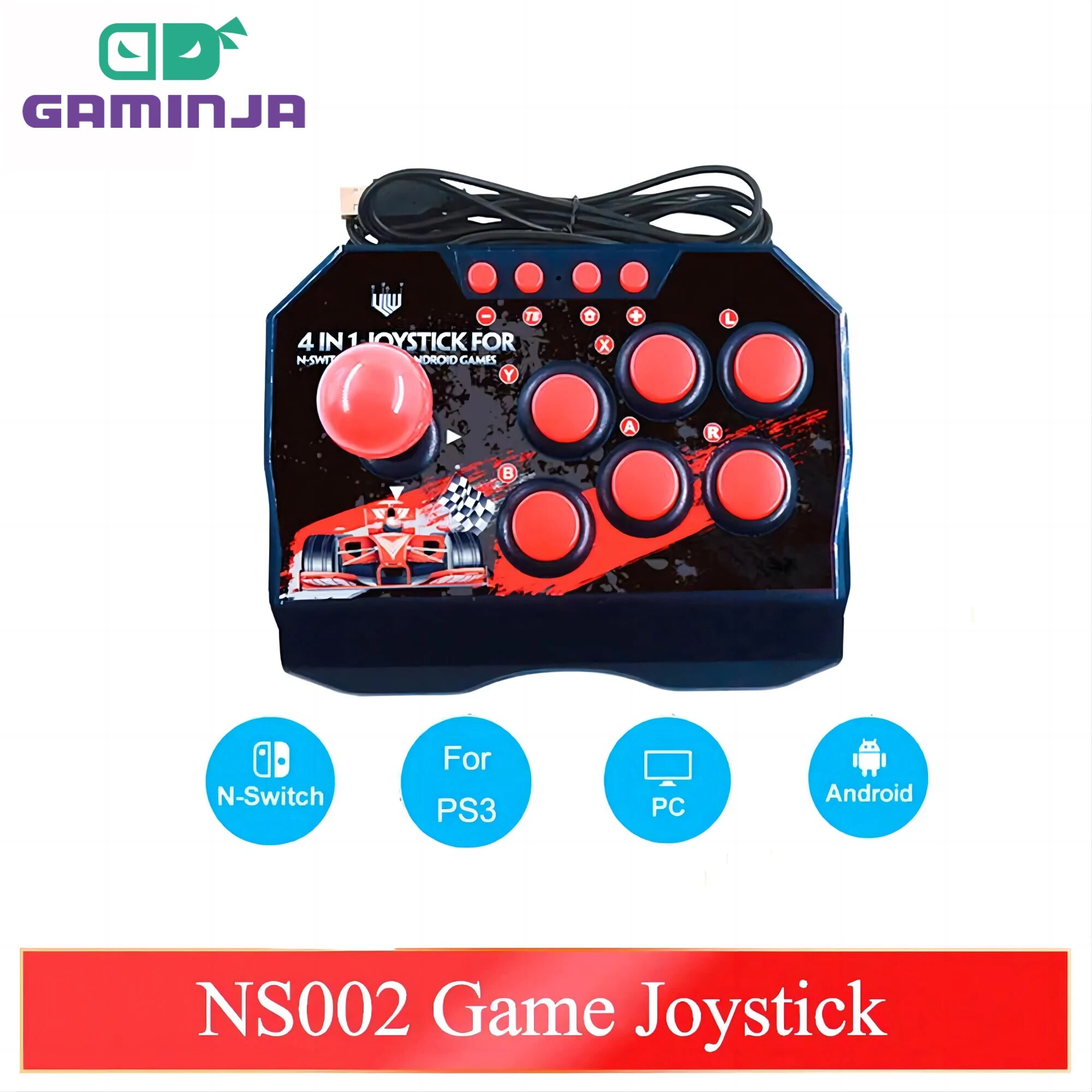 GAMINJA NS002 4 w 1 retro kons – Arcade Game Jackpot recenzja i cena