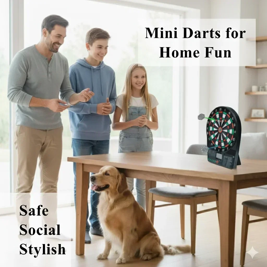 Przenośna Elektroniczna Tarcza – Electronic Dartboard Cabinet recenzja i cena