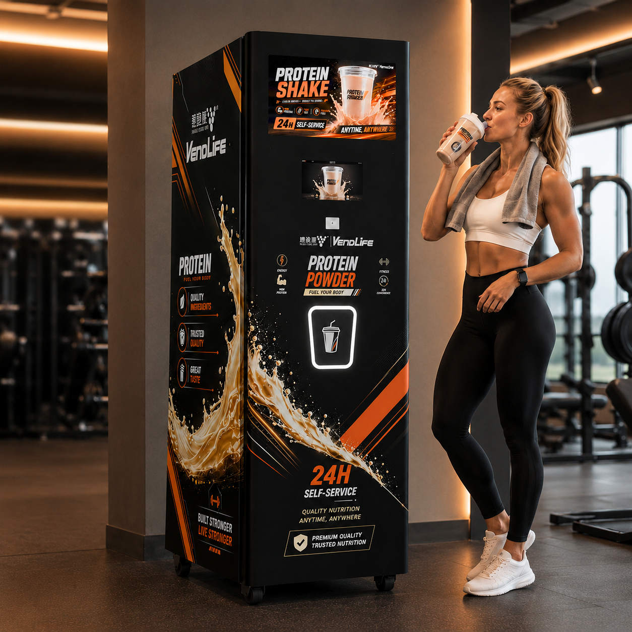 Automat do sprzedaży proteinow – Popcorn Vending Machine recenzja i cena